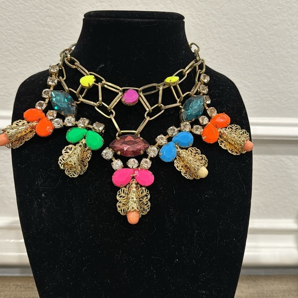 COLOURFUL BIG NECKLACE - Picture 5 of 7